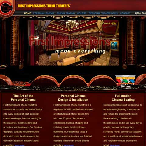 User friendly custom site with Flash intro